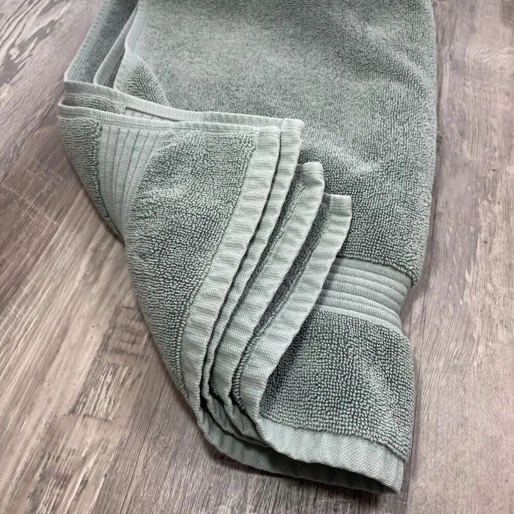 Ralph Lauren Hand Towel Stone Blue 100% Cotton 21